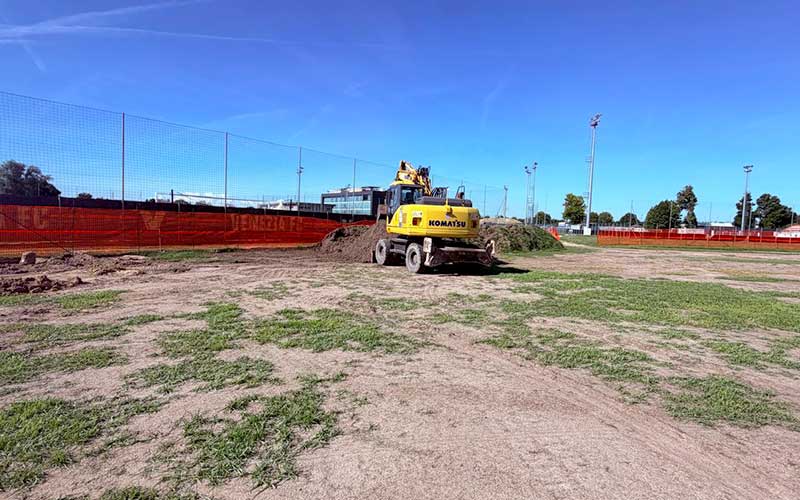 livellamento del terreno